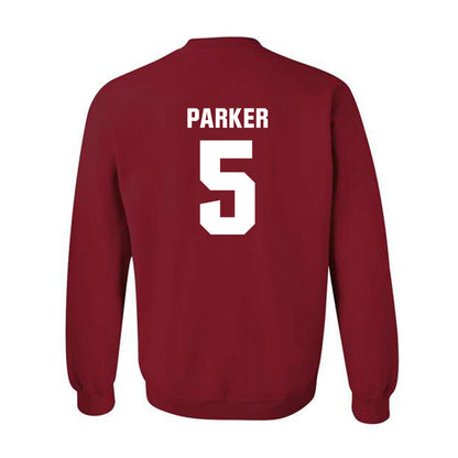 Oklahoma - NCAA Softball : Ella Parker - Cardinal NCAA® Shersey Crewneck Sweatshirt-1
