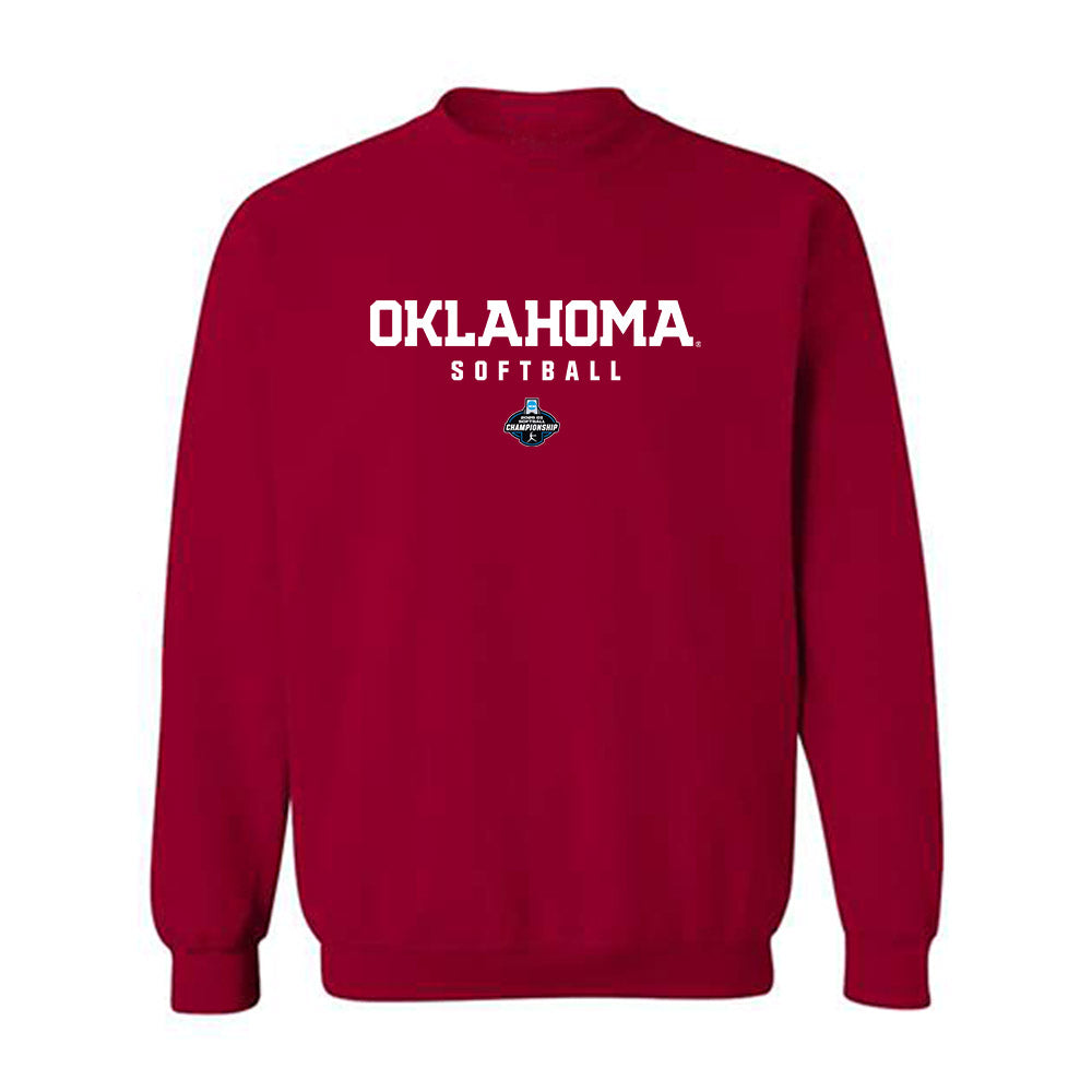 Oklahoma - NCAA Softball : Abigale Dayton - Cardinal NCAA® Shersey Crewneck Sweatshirt-0