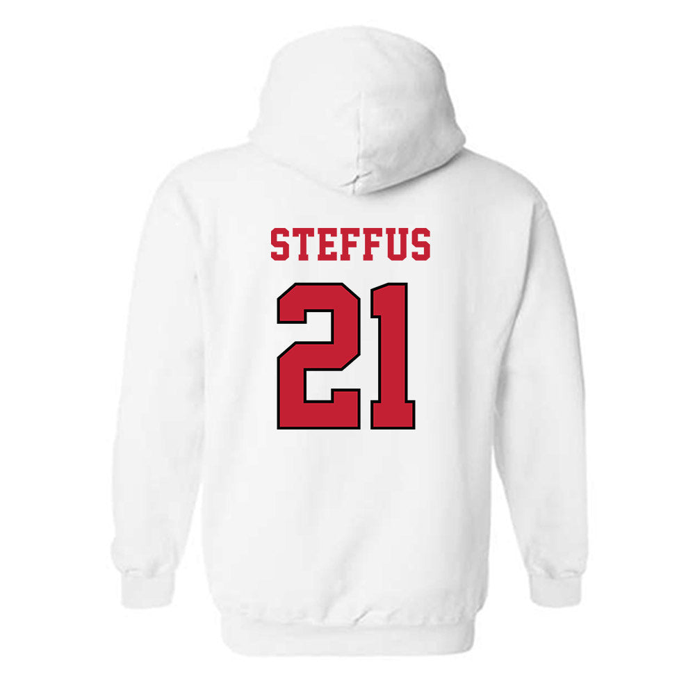 Ohio State - NCAA Softball : Holly Steffus - NCAA® Replica Shersey Hooded Sweatshirt-1