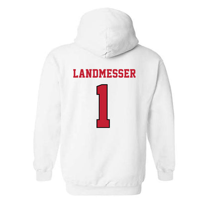 Ohio State - NCAA Softball : lottie landmesser - NCAA® Replica Shersey Hooded Sweatshirt-1