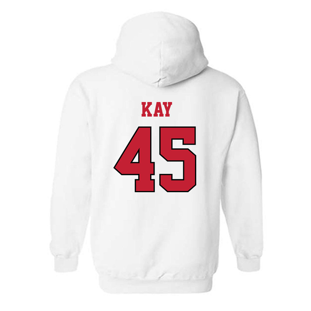 Ohio State - NCAA Softball : Kennedy Kay - NCAA® Replica Shersey Hooded Sweatshirt-1