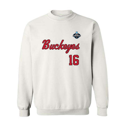 Ohio State - NCAA Softball : Reagan Milliken - NCAA® Replica Shersey Crewneck Sweatshirt-0