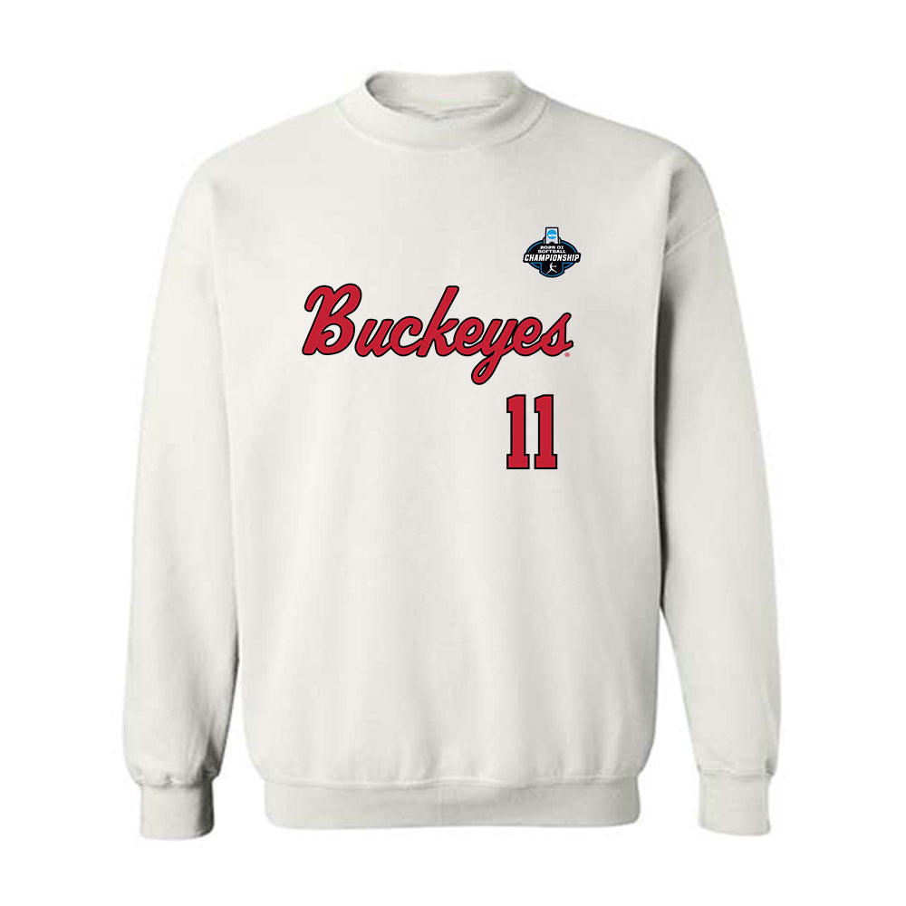Ohio State - NCAA Softball : Taylor Cruse - NCAA® Replica Shersey Crewneck Sweatshirt-0