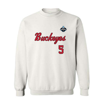 Ohio State - NCAA Softball : Skylar Limon - NCAA® Replica Shersey Crewneck Sweatshirt-0