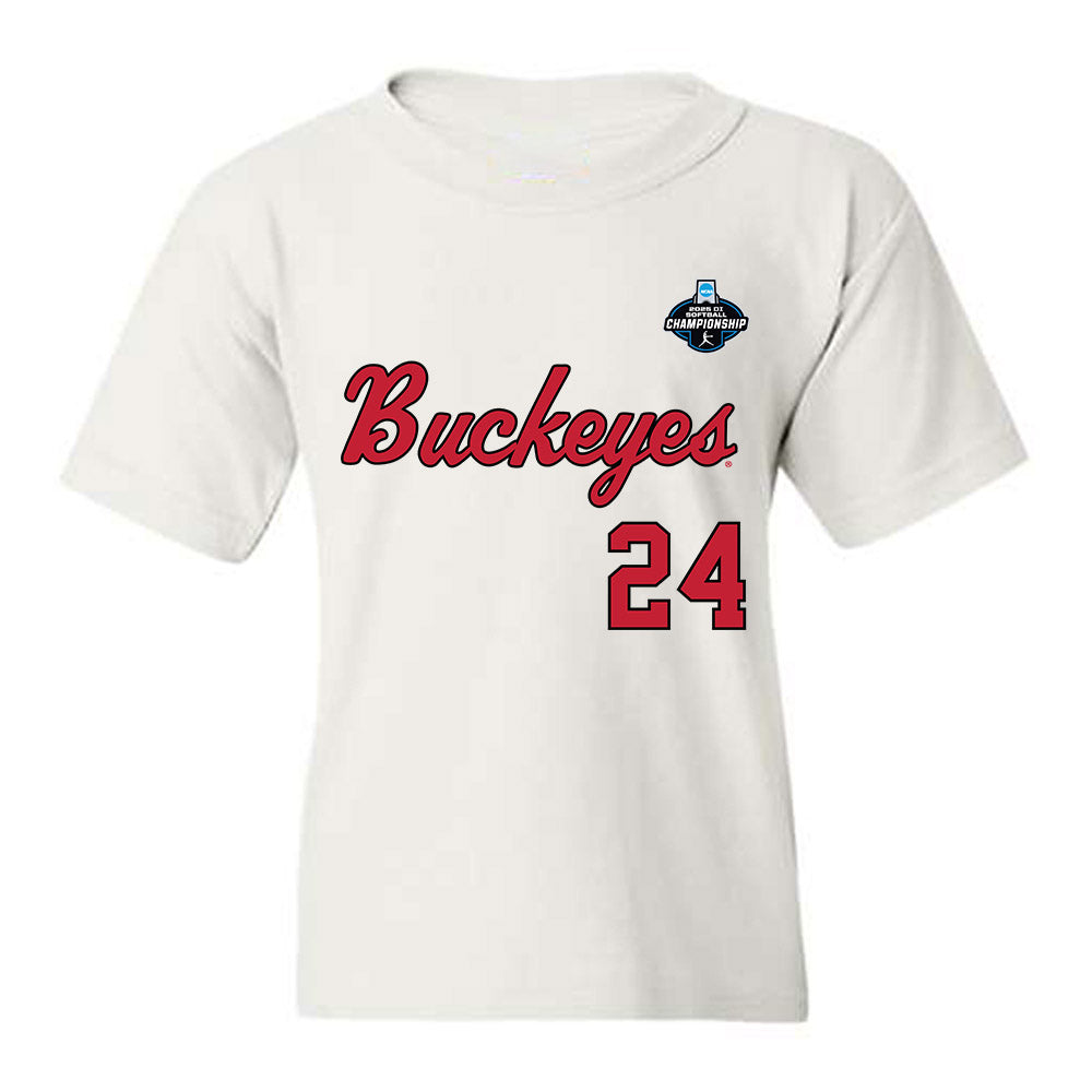Ohio State - NCAA Softball : Tatum Sparks - NCAA® Replica Shersey Youth T-Shirt-0