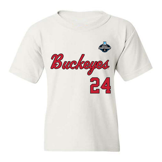 Ohio State - NCAA Softball : Tatum Sparks - NCAA® Replica Shersey Youth T-Shirt-0