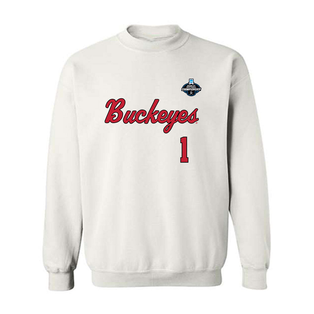 Ohio State - NCAA Softball : lottie landmesser - NCAA® Replica Shersey Crewneck Sweatshirt-0