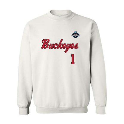 Ohio State - NCAA Softball : lottie landmesser - NCAA® Replica Shersey Crewneck Sweatshirt-0