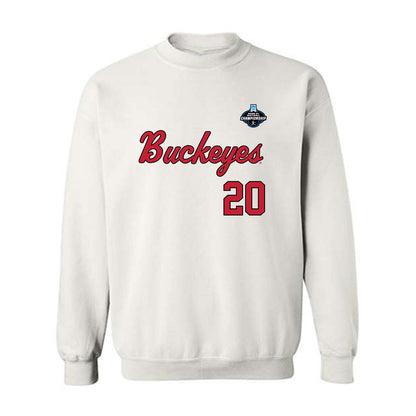 Ohio State - NCAA Softball : Morgan Frye - NCAA® Replica Shersey Crewneck Sweatshirt-0