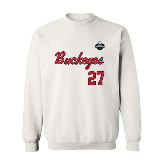 Ohio State - NCAA Softball : Kami Kortokrax - NCAA® Replica Shersey Crewneck Sweatshirt-0