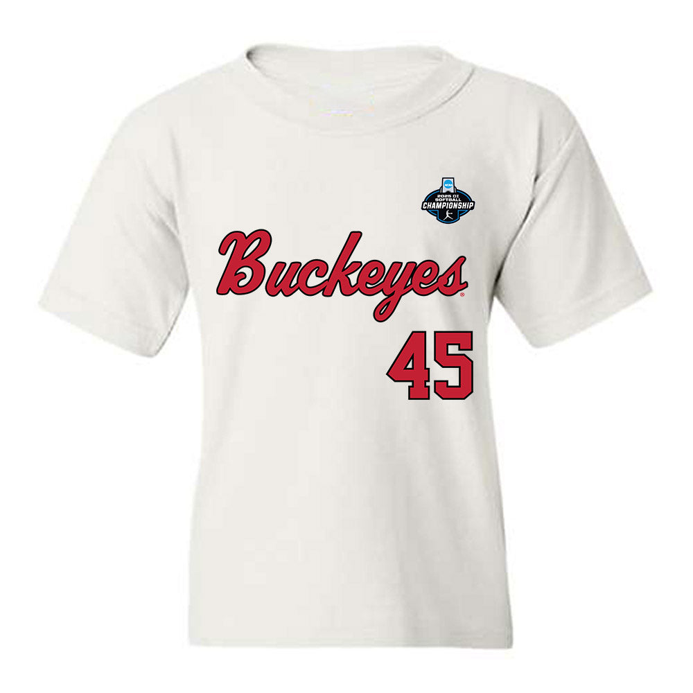 Ohio State - NCAA Softball : Kennedy Kay - NCAA® Replica Shersey Youth T-Shirt-0