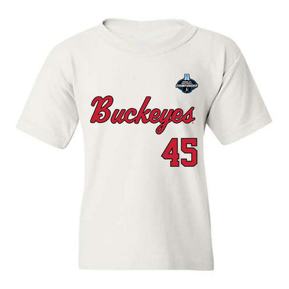 Ohio State - NCAA Softball : Kennedy Kay - NCAA® Replica Shersey Youth T-Shirt-0