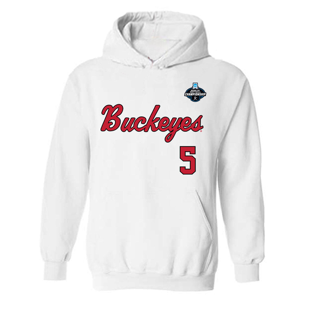 Ohio State - NCAA Softball : Skylar Limon - NCAA® Replica Shersey Hooded Sweatshirt-0