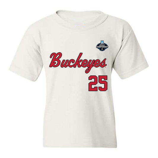 Ohio State - NCAA Softball : Hailey Lang - NCAA® Replica Shersey Youth T-Shirt-0