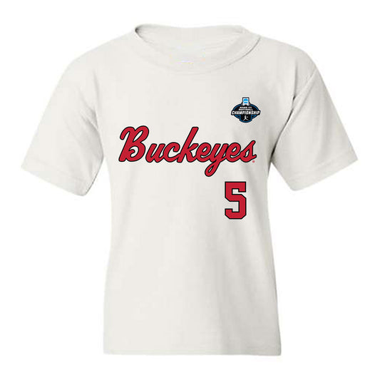 Ohio State - NCAA Softball : Skylar Limon - NCAA® Replica Shersey Youth T-Shirt-0