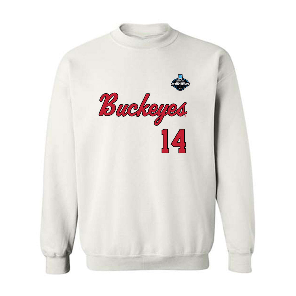 Ohio State - NCAA Softball : Maggie Daniel - NCAA® Replica Shersey Crewneck Sweatshirt-0