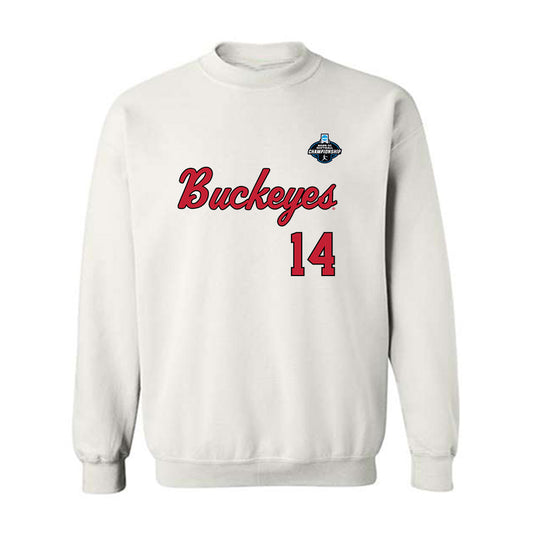 Ohio State - NCAA Softball : Maggie Daniel - NCAA® Replica Shersey Crewneck Sweatshirt-0