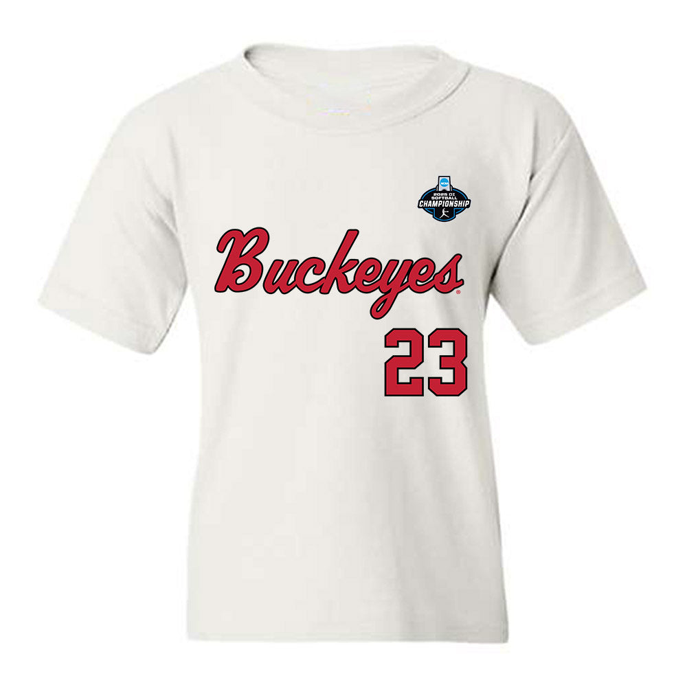 Ohio State - NCAA Softball : Lorin Boutte - NCAA® Replica Shersey Youth T-Shirt-0