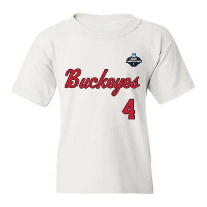 Ohio State - NCAA Softball : Kailea Ricks - NCAA® Replica Shersey Youth T-Shirt-0