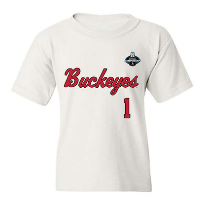 Ohio State - NCAA Softball : lottie landmesser - NCAA® Replica Shersey Youth T-Shirt-0