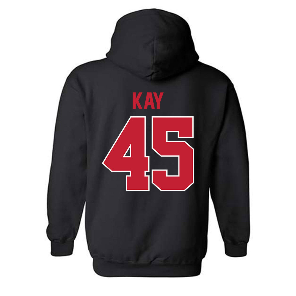 Ohio State - NCAA Softball : Kennedy Kay - NCAA® Replica Shersey Hooded Sweatshirt-1