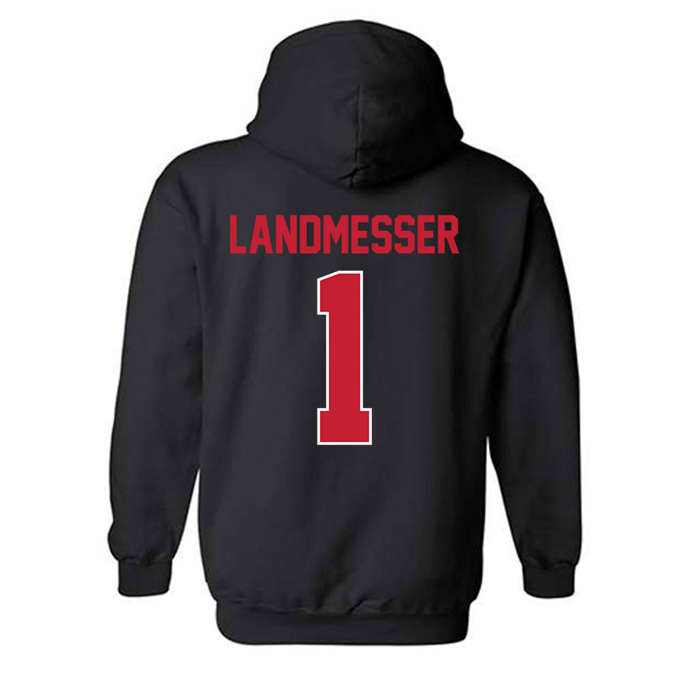 Ohio State - NCAA Softball : lottie landmesser - NCAA® Replica Shersey Hooded Sweatshirt-1