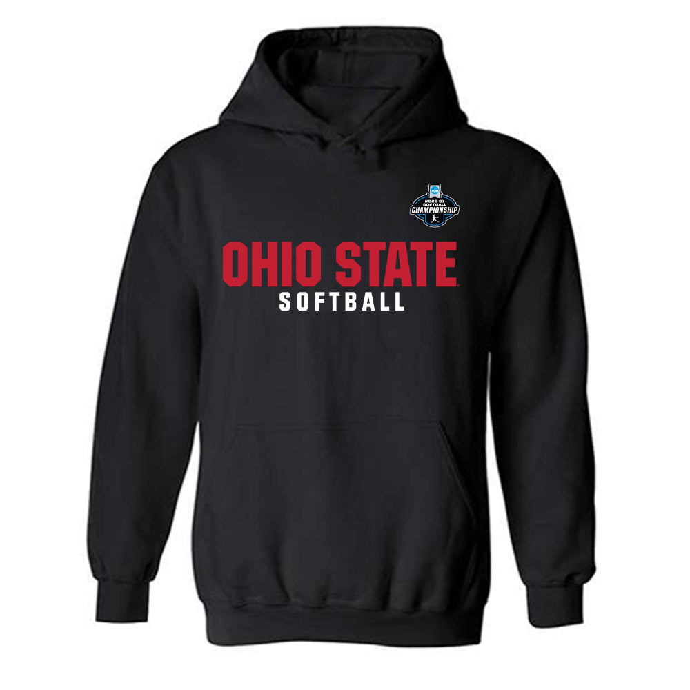 Ohio State - NCAA Softball : Kennedy Kay - NCAA® Replica Shersey Hooded Sweatshirt-0