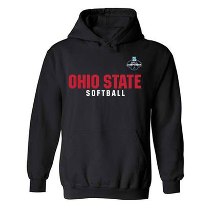 Ohio State - NCAA Softball : Kennedy Kay - NCAA® Replica Shersey Hooded Sweatshirt-0