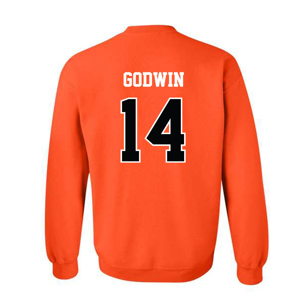 Oklahoma State - NCAA Softball : Karli Godwin - Replica Shersey Crewneck Sweatshirt-1