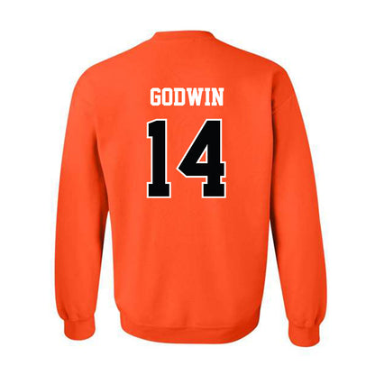 Oklahoma State - NCAA Softball : Karli Godwin - Replica Shersey Crewneck Sweatshirt-1