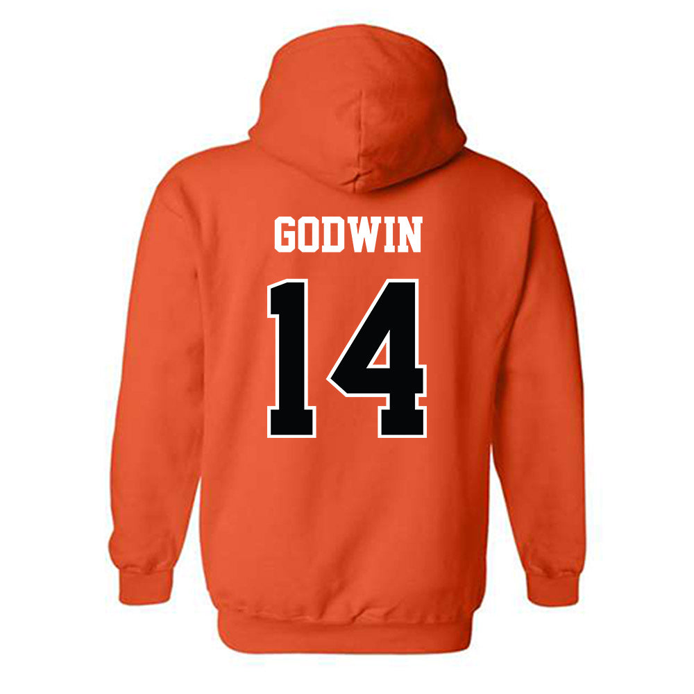 Oklahoma State - NCAA Softball : Karli Godwin - Replica Shersey Hooded Sweatshirt-1