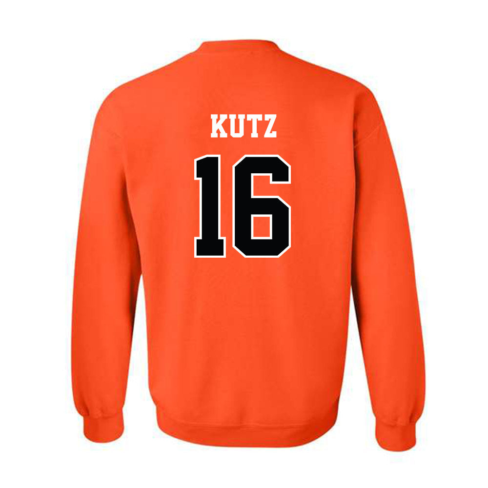 Oklahoma State - NCAA Softball : Katie Kutz - Replica Shersey Crewneck Sweatshirt-1