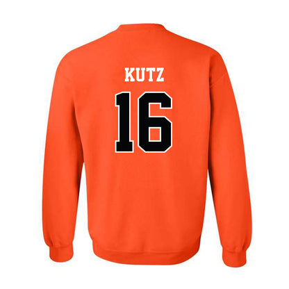 Oklahoma State - NCAA Softball : Katie Kutz - Replica Shersey Crewneck Sweatshirt-1