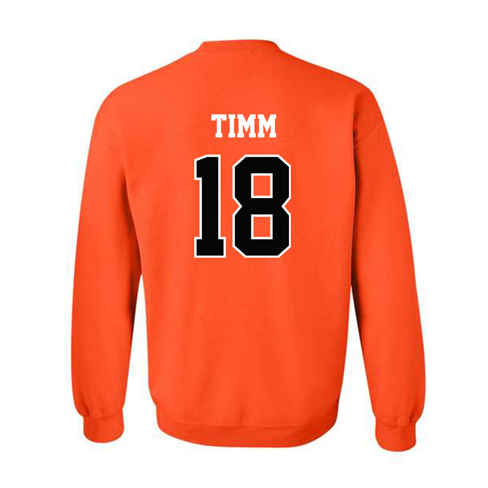 Oklahoma State - NCAA Softball : Claire Timm - Replica Shersey Crewneck Sweatshirt-1
