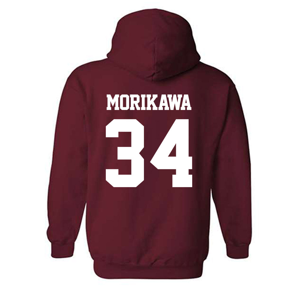 Stanford - NCAA Softball : Allison Morikawa - NCAA® Replica Shersey Hooded Sweatshirt-1