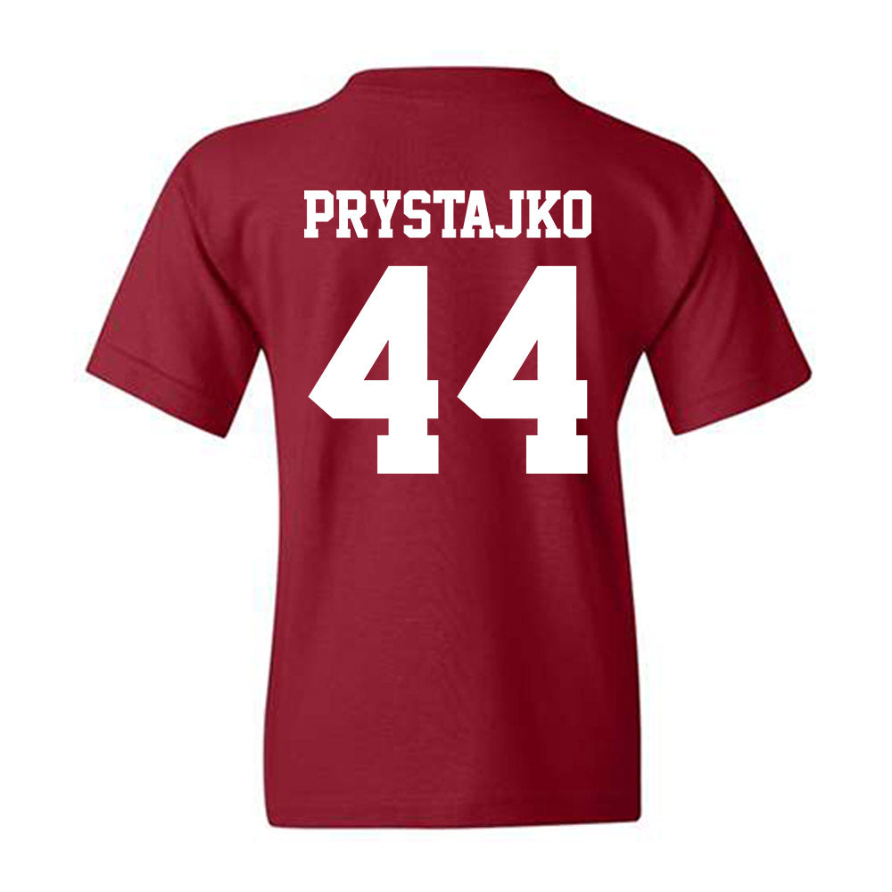 Stanford - NCAA Softball : Zoe Prystajko - NCAA® Replica Shersey Youth T-Shirt-1