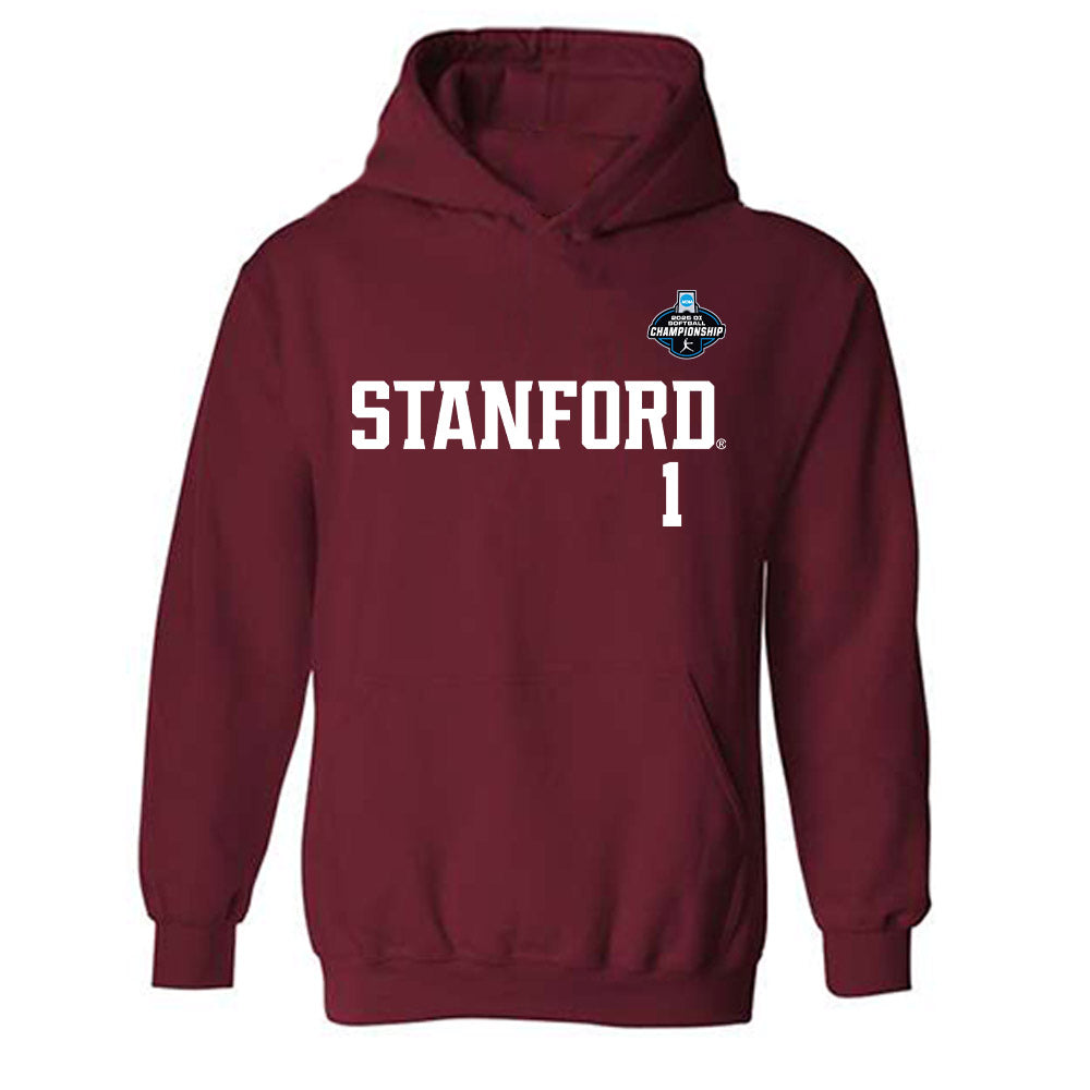Stanford - NCAA Softball : River Mahler - NCAA® Replica Shersey Hooded Sweatshirt-0