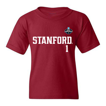 Stanford - NCAA Softball : River Mahler - NCAA® Replica Shersey Youth T-Shirt-0