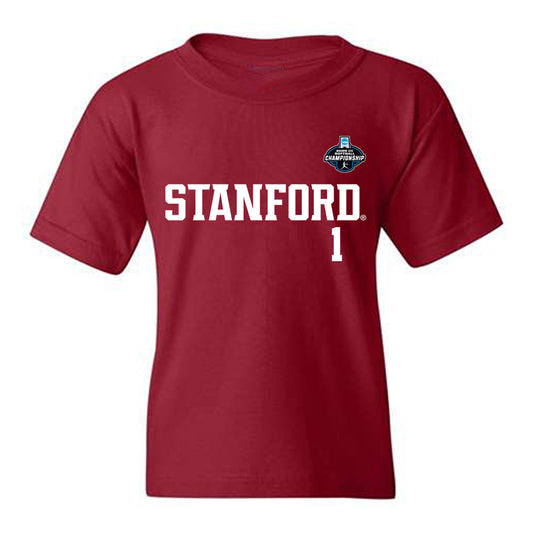 Stanford - NCAA Softball : River Mahler - NCAA® Replica Shersey Youth T-Shirt-0