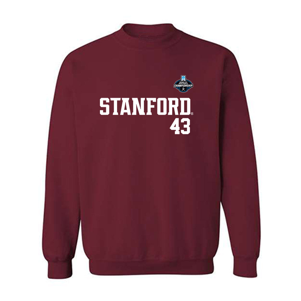 Stanford - NCAA Softball : Ella Murchison - NCAA® Replica Shersey Crewneck Sweatshirt-0