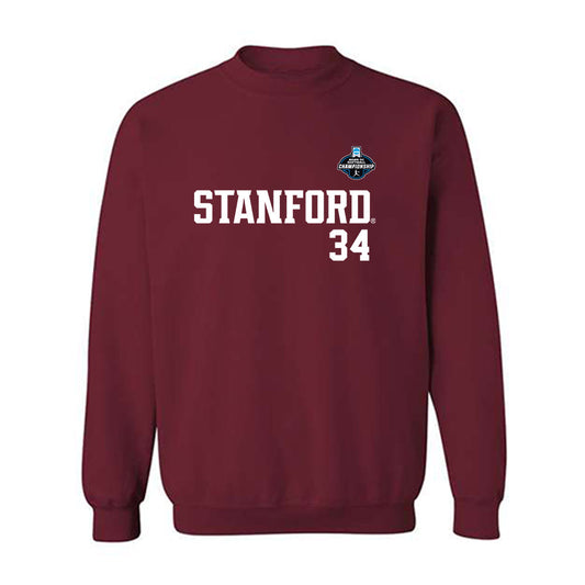 Stanford - NCAA Softball : Allison Morikawa - NCAA® Replica Shersey Crewneck Sweatshirt-0