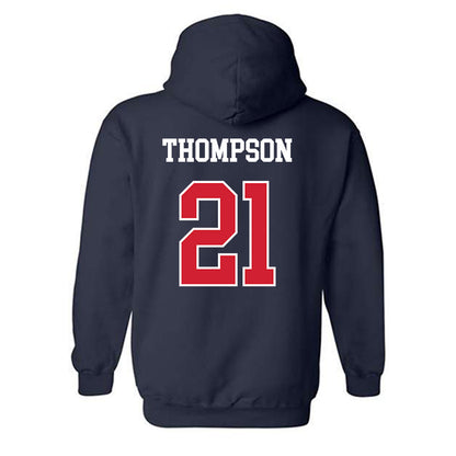 Ole Miss - NCAA Softball : Grace Thompson - NCAA® Tournament Replica Shersey Hooded Sweatshirt-1