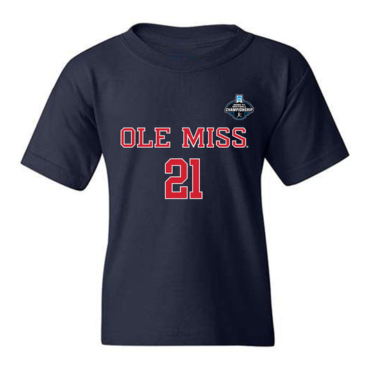 Ole Miss - NCAA Softball : Grace Thompson - NCAA® Tournament Replica Shersey Youth T-Shirt-0