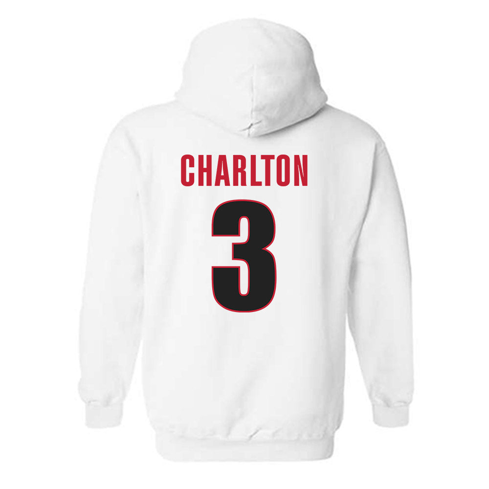 Georgia - NCAA Softball : Tyah Charlton - NCAA® Tournament Replica Shersey Hooded Sweatshirt-1