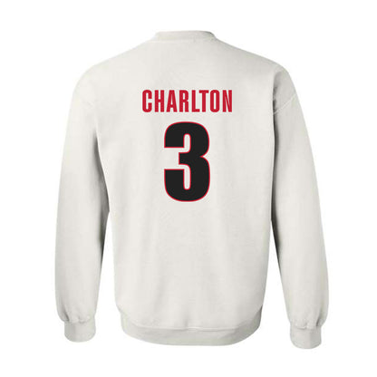 Georgia - NCAA Softball : Tyah Charlton - NCAA® Tournament Replica Shersey Crewneck Sweatshirt-1