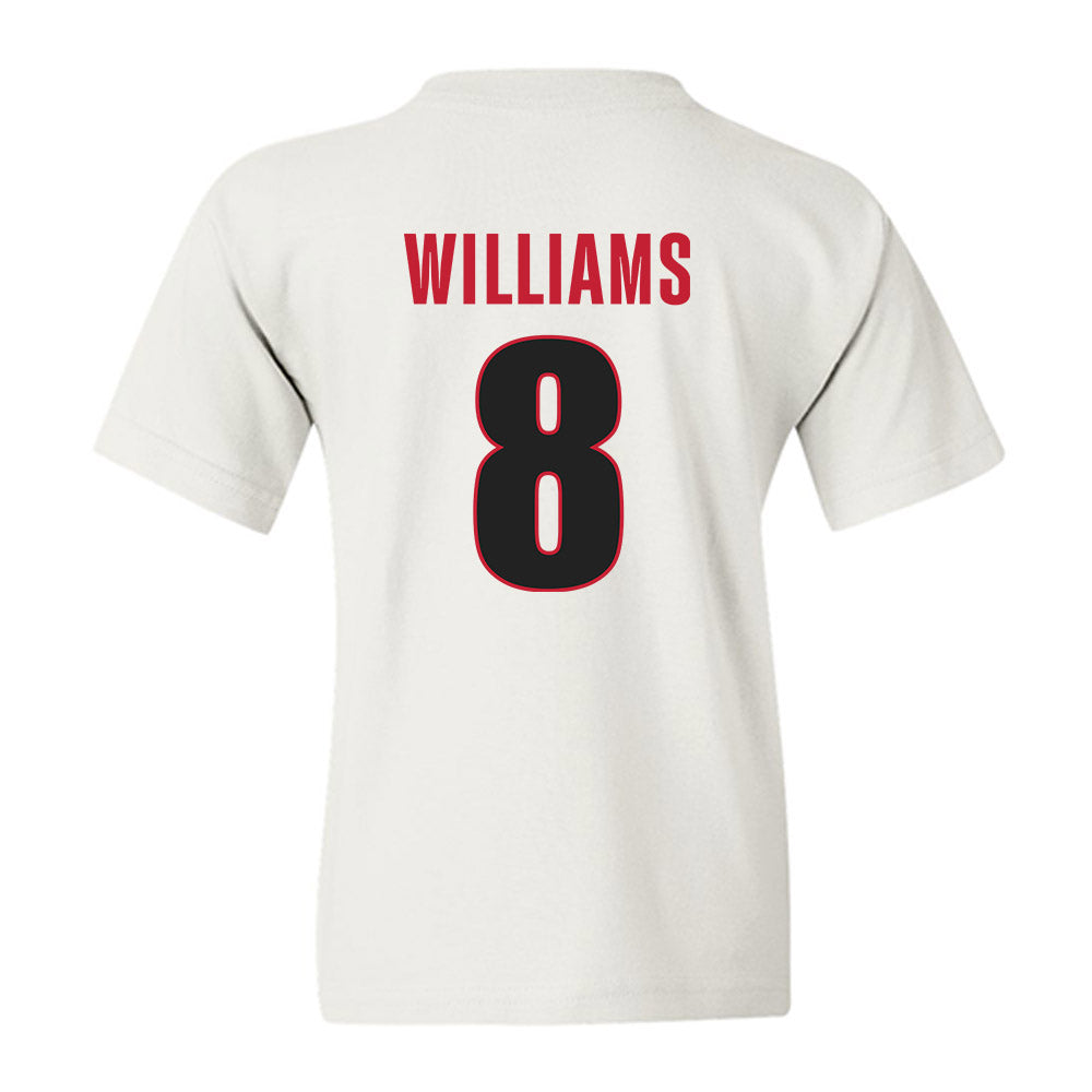 Georgia - NCAA Softball : Mua Williams - NCAA® Tournament Replica Shersey Youth T-Shirt-1
