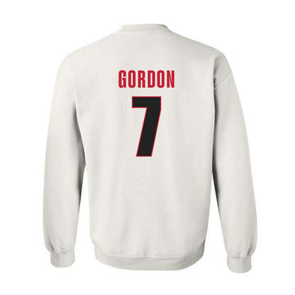 Georgia - NCAA Softball : Sarah Gordon - NCAA® Tournament Replica Shersey Crewneck Sweatshirt-1