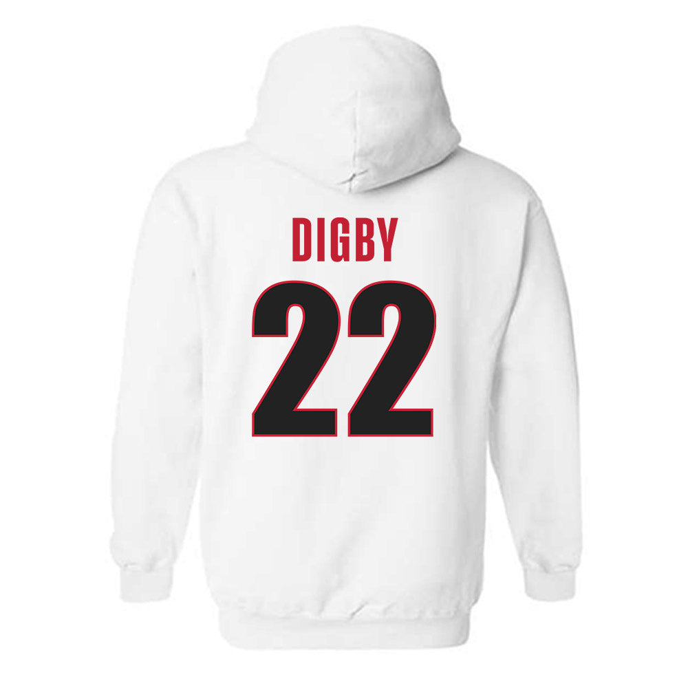 Georgia - NCAA Softball : Emily Digby - NCAA® Tournament Replica Shersey Hooded Sweatshirt-1