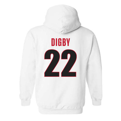 Georgia - NCAA Softball : Emily Digby - NCAA® Tournament Replica Shersey Hooded Sweatshirt-1