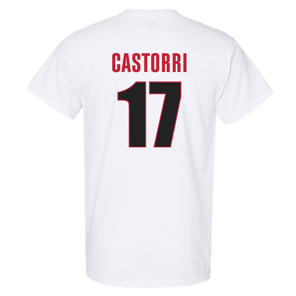 Georgia - NCAA Softball : Emma Castorri - NCAA® Tournament Replica Shersey T-Shirt-1